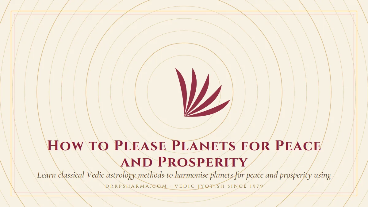 How to Please Planets for Peace and Prosperity — a lotus motif on a parchment plate