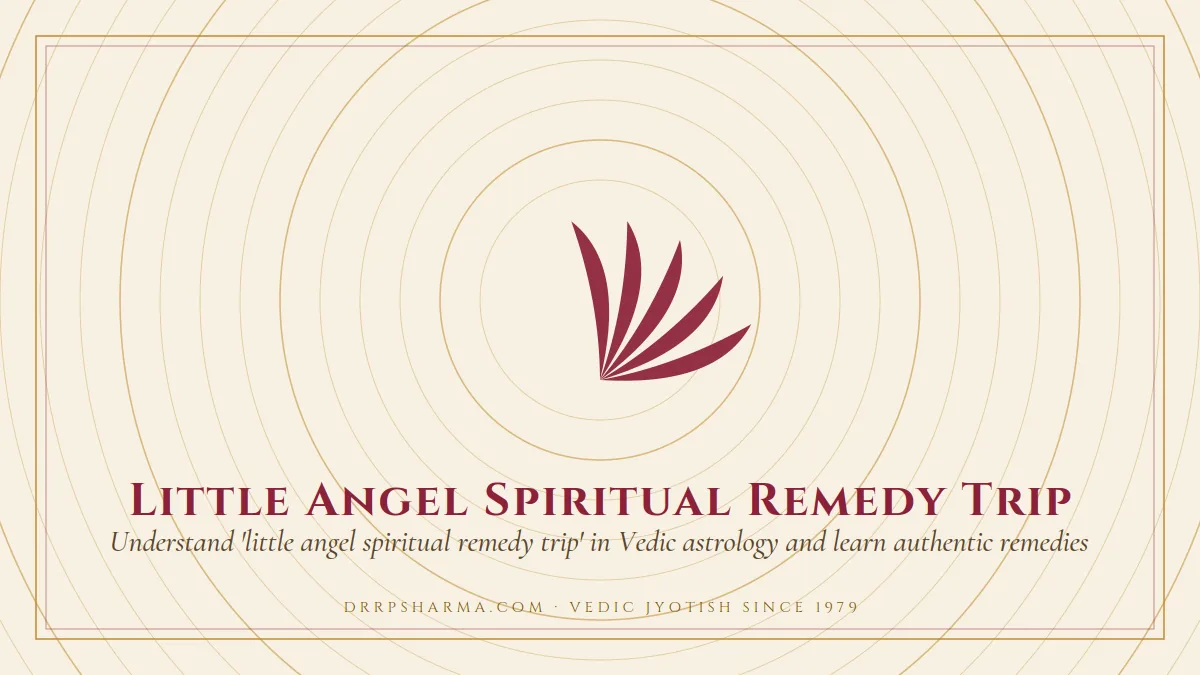 Little Angel Spiritual Remedy Trip — a lotus motif on a parchment plate