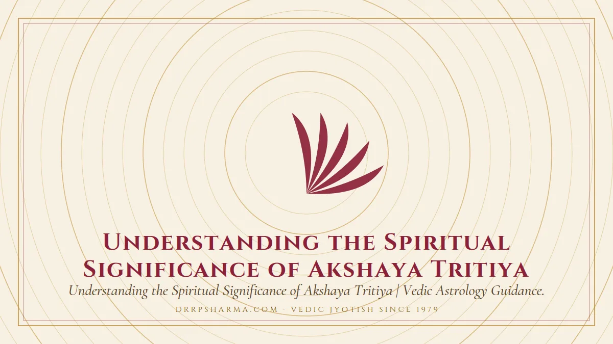 Understanding the Spiritual Significance of Akshaya Tritiya — a lotus motif on a parchment plate